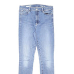 GAP Womens Slim Light Blue Denim Slim Skinny Cotton Blend Jeans W30 L30