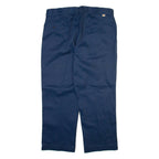 DICKIES Mens Trousers Blue Relaxed Straight W38 L27