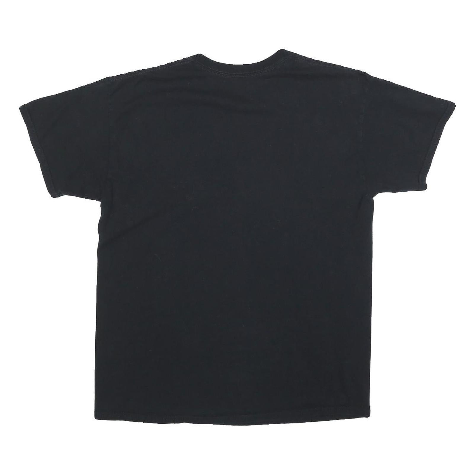 ULTRA GAME Mens Black Chicago Bulls Graphic T-Shirt L Short Sleeve Crew Neck