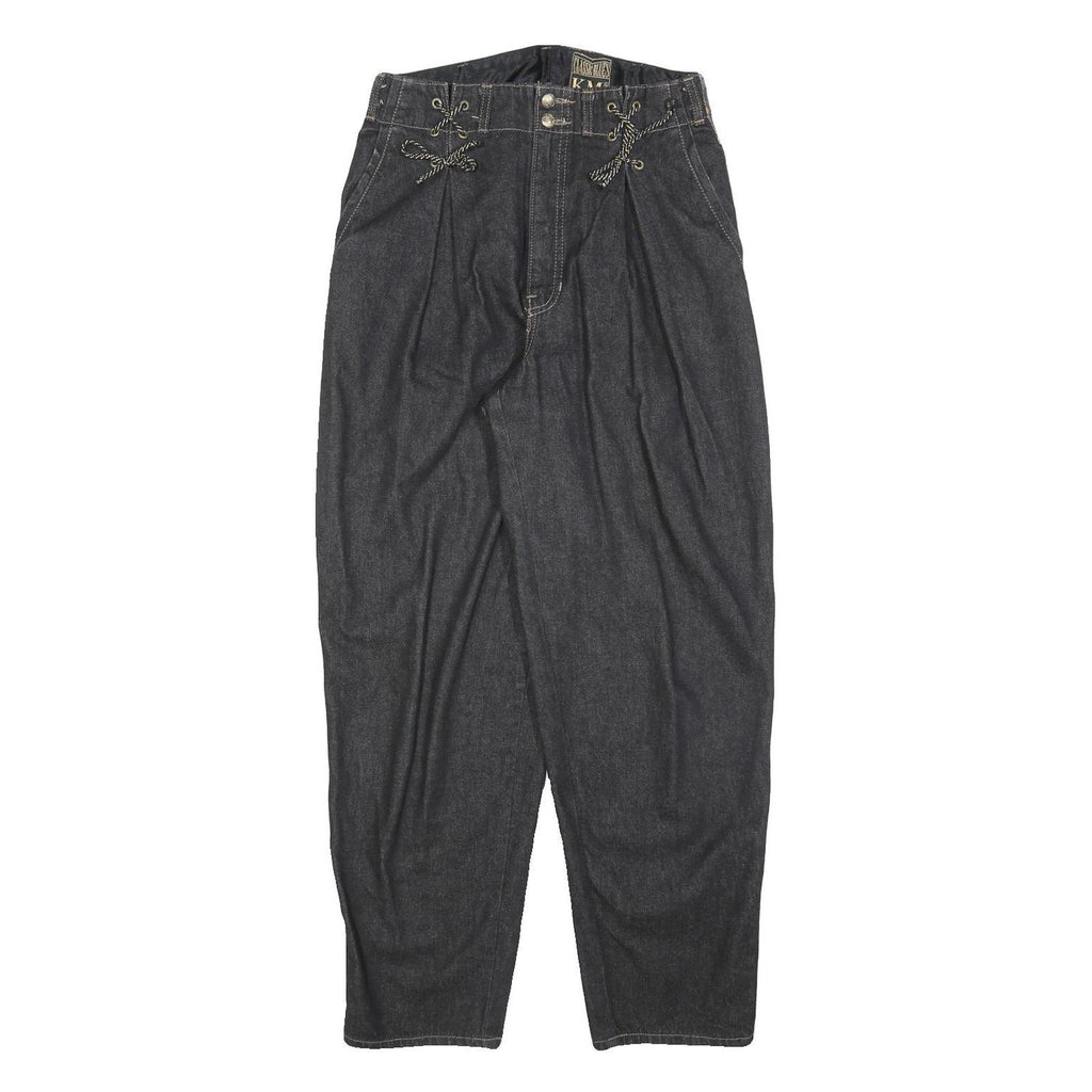 CLASSIC BLUES Womens Relaxed Fit Denim Jeans W26 L28 Floral Waistband Cotton