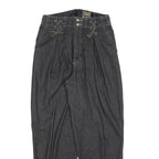 CLASSIC BLUES Womens Relaxed Fit Denim Jeans W26 L28 Floral Waistband Cotton