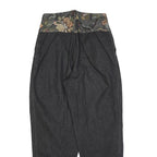 CLASSIC BLUES Womens Relaxed Fit Denim Jeans W26 L28 Floral Waistband Cotton