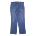WRANGLER Mens Blue Regular Fit Straight Leg Denim Medium Wash Jeans W34 L32