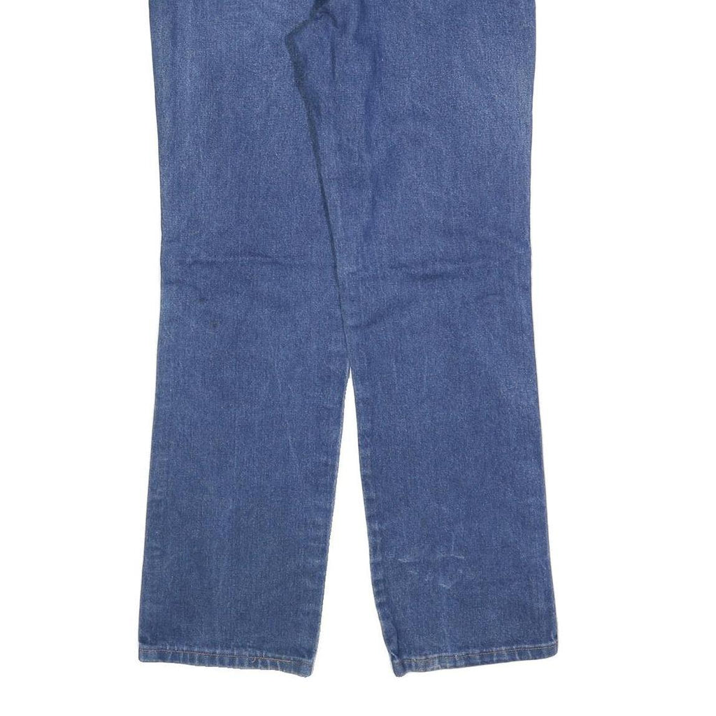 WRANGLER Mens Blue Regular Fit Straight Leg Denim Medium Wash Jeans W34 L32