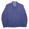 ESCO Mens Blue Denim Shirt XL Casual Long Sleeve Button Closure
