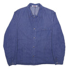ESCO Mens Blue Denim Shirt XL Casual Long Sleeve Button Closure