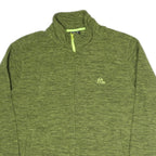 IDENTIC Mens Green Jacket XL Polyester Blend Plain Zip Casual Lightweight