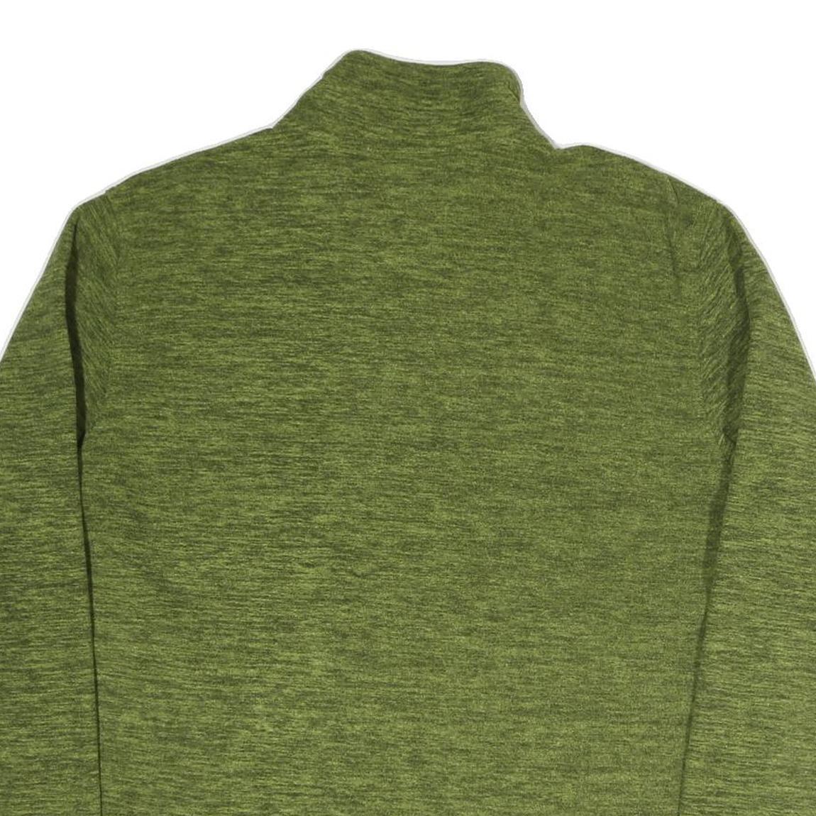 IDENTIC Mens Green Jacket XL Polyester Blend Plain Zip Casual Lightweight