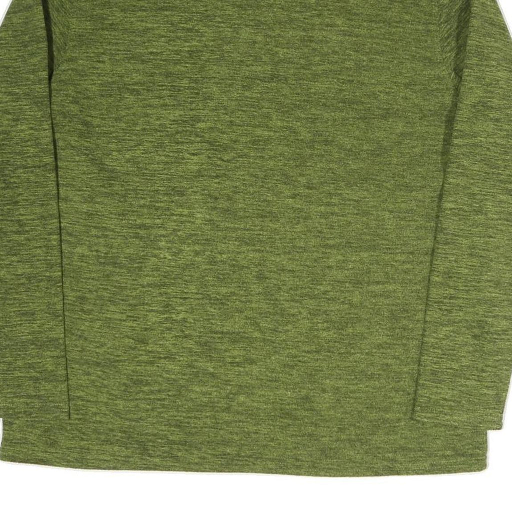 IDENTIC Mens Green Jacket XL Polyester Blend Plain Zip Casual Lightweight