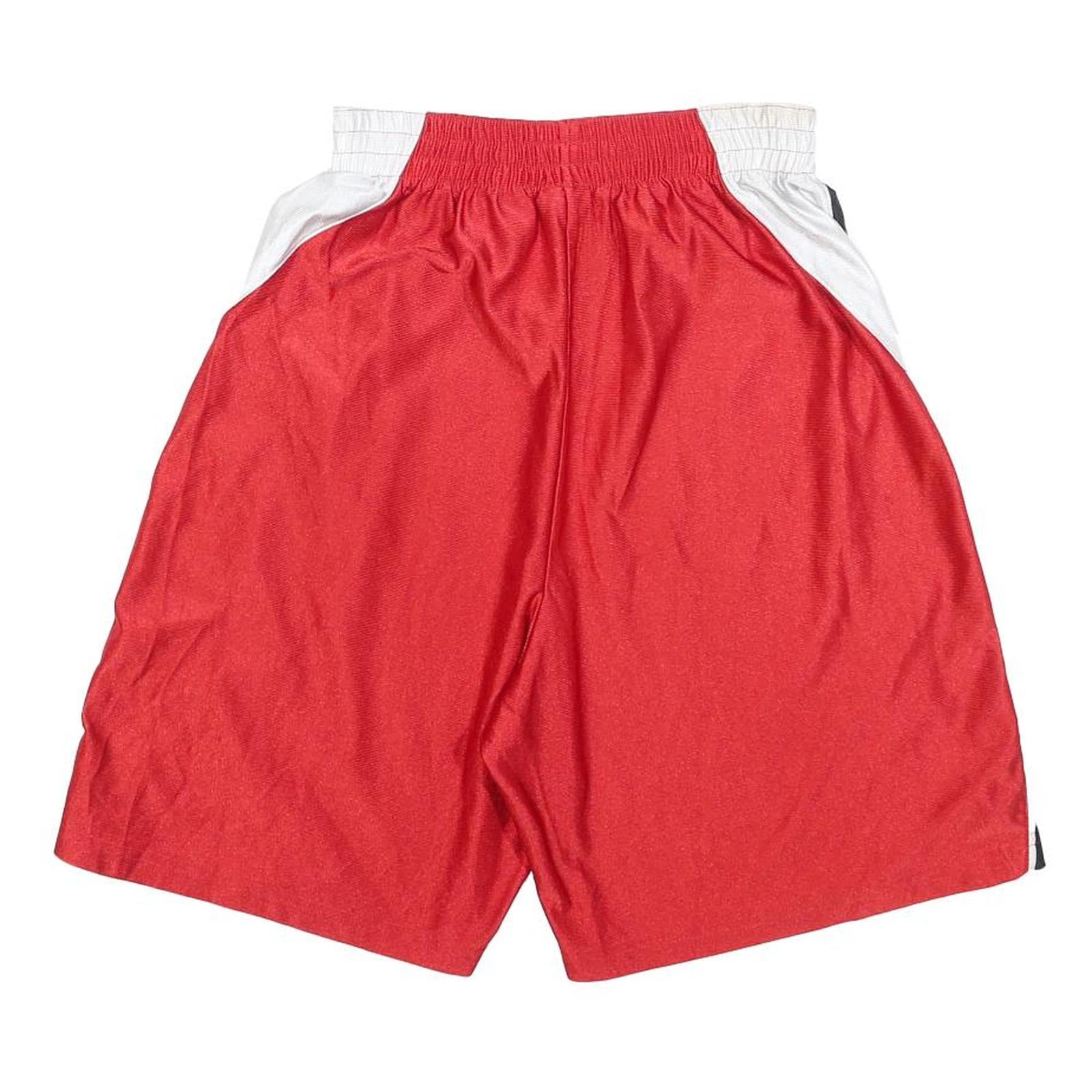 NIKE Mens Red Black & White Sports Shorts S W26 Basketball Gym Training