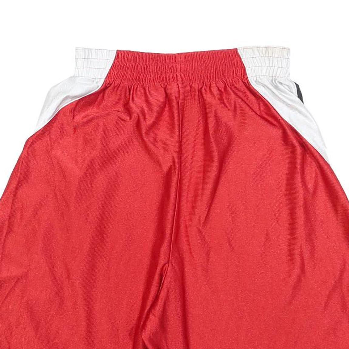 NIKE Mens Red Black & White Sports Shorts S W26 Basketball Gym Training