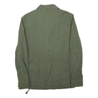 LEVI'S Womens Green Cotton Blend Jacket XS Plain Zip Casual Lightweight