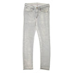 LEVI'S Mens Jeans Grey Slim Skinny Stone Wash W30 L32