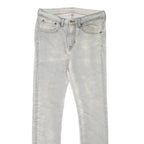 LEVI'S Mens Jeans Grey Slim Skinny Stone Wash W30 L32
