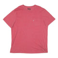 LEVI'S Mens Red T-Shirt XL Short Sleeve Crew Neck Pocket Casual Cotton Blend
