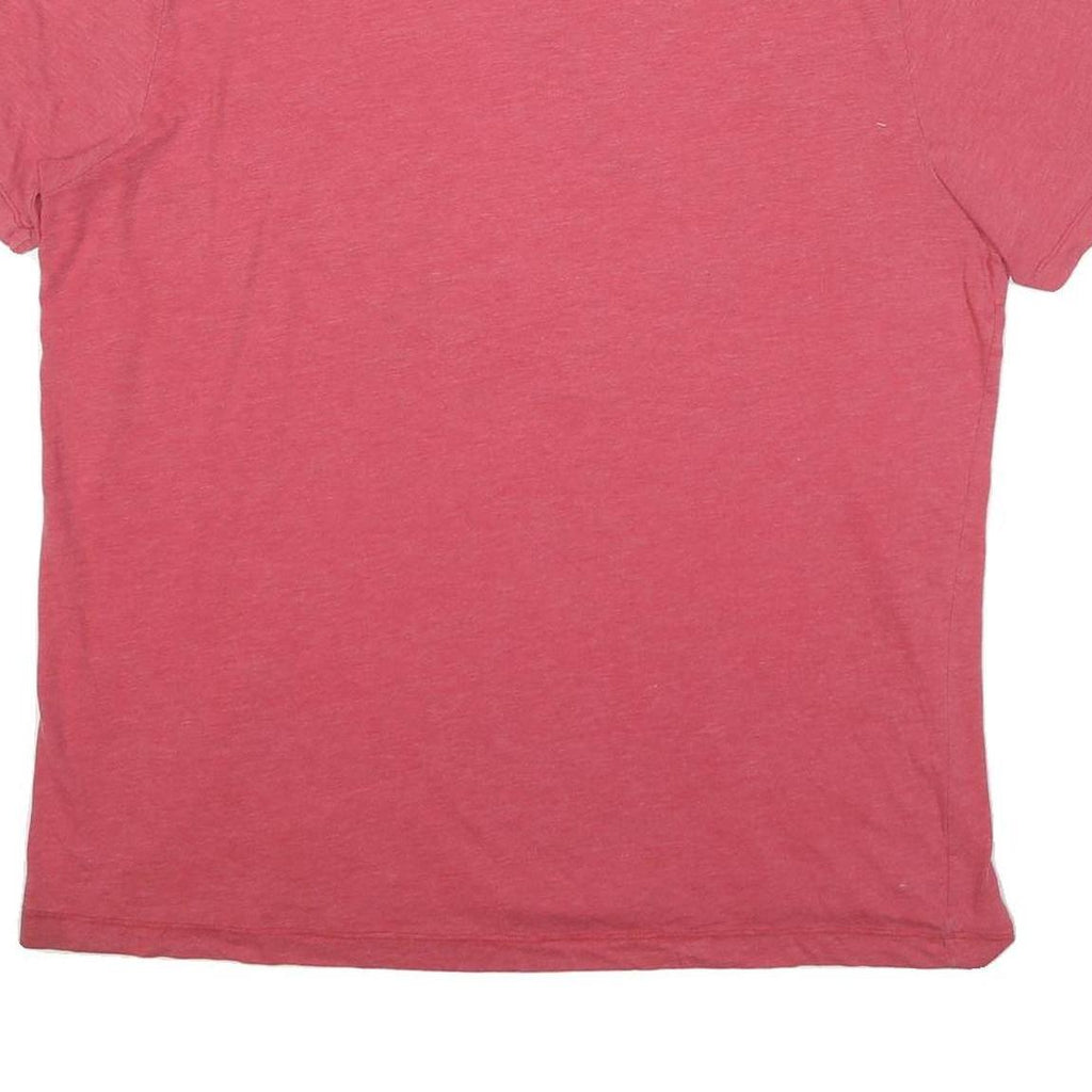 LEVI'S Mens Red T-Shirt XL Short Sleeve Crew Neck Pocket Casual Cotton Blend