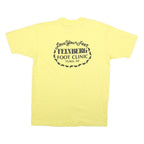 HANES Mens Yellow Feinberg Foot Clinic Graphic T-Shirt XL Short Sleeve Crew Neck