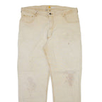 CARHARTT Mens Trousers Beige Relaxed Straight W40 L31