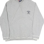 CHAPS RALPH LAUREN Mens Grey Hoodie L Cotton Pullover Sweatshirt Casual