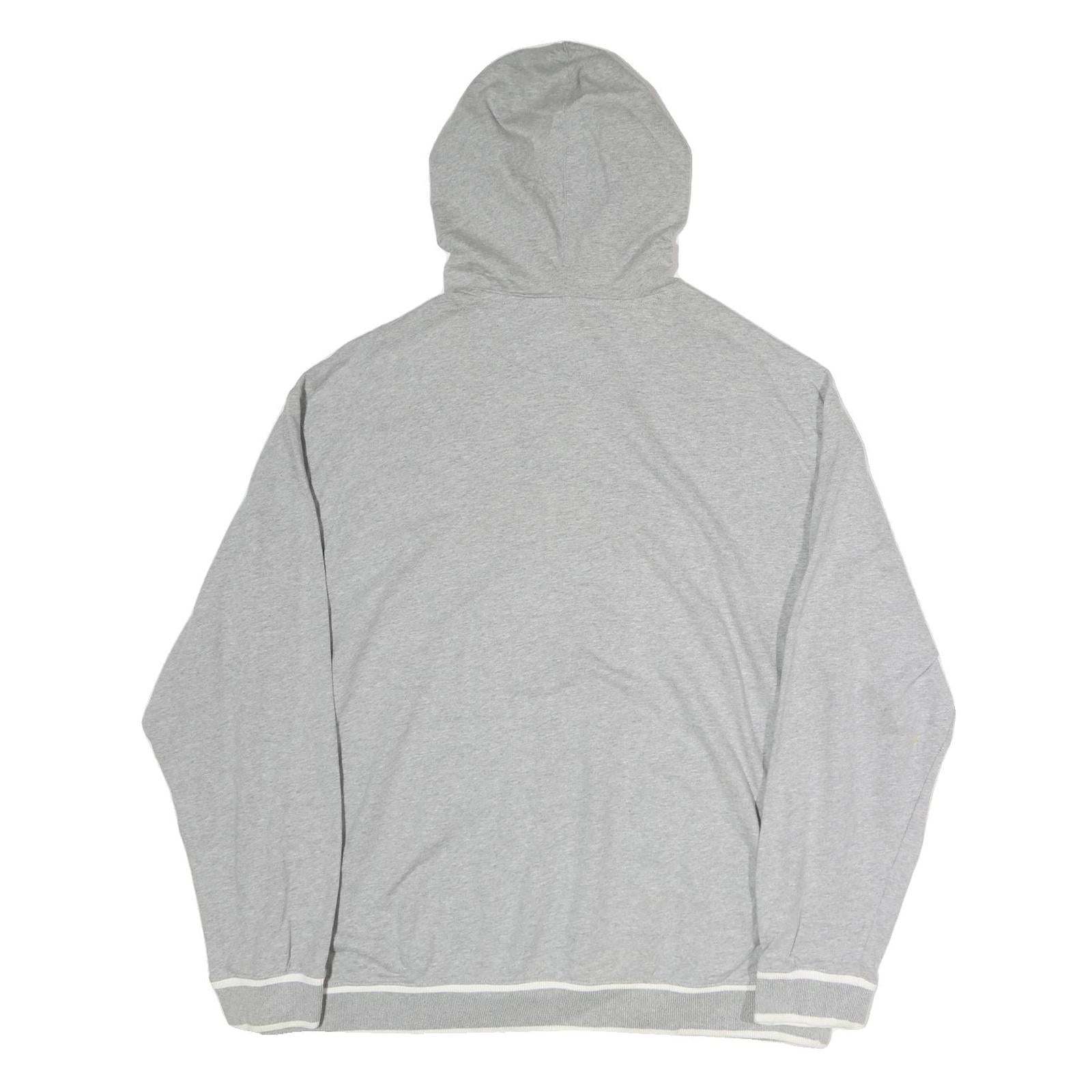 CHAPS RALPH LAUREN Mens Grey Hoodie L Cotton Pullover Sweatshirt Casual