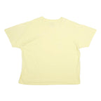 NAUTICA Mens Yellow Cotton T-Shirt XL Short Sleeve Crew Neck Classic Fit Casual