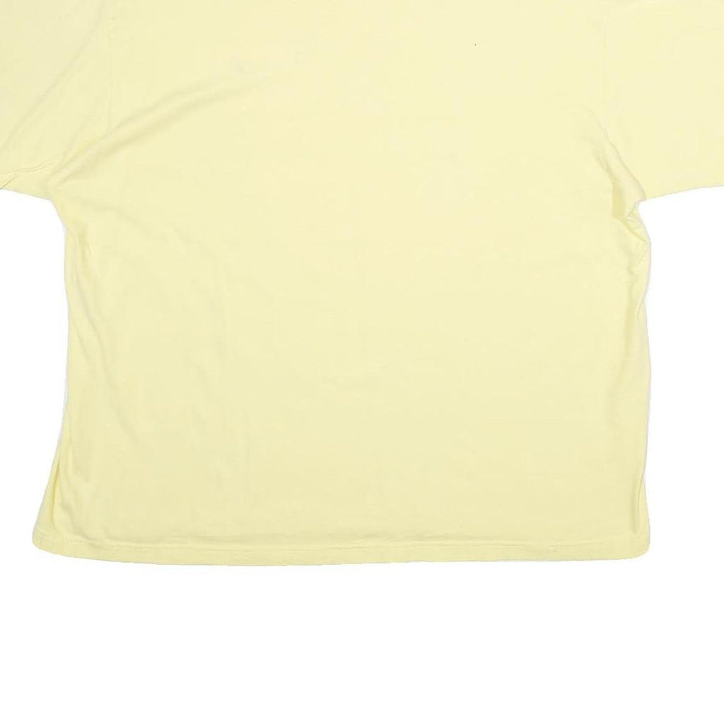 NAUTICA Mens Yellow Cotton T-Shirt XL Short Sleeve Crew Neck Classic Fit Casual