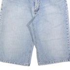 IKO Mens Denim Blue Casual Shorts M W32 Cotton Blend Classic Fashion