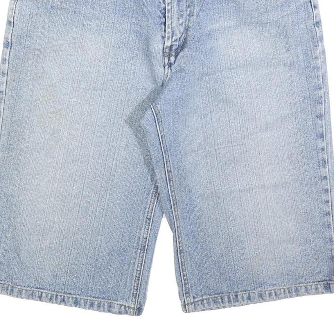 IKO Mens Denim Blue Casual Shorts M W32 Cotton Blend Classic Fashion