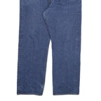 LEVI'S 501 Mens Jeans Blue Regular Straight Denim Medium W37 L28 Classic Button