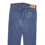 LEVI'S 501 Mens Jeans Blue Regular Straight Denim Medium W37 L28 Classic Button