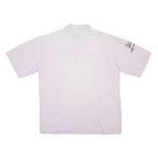 LIFE IS GARRY Mens White & Pink New Project Cotton Blend Shirt XL Casual Stylish