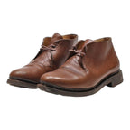 BOWEN Lace-Up Boots Brown Leather Mens UK 6.5