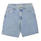 WRANGLER Womens Shorts Blue Casual Denim M W32 Straight Leg Summer