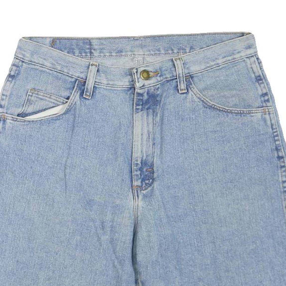 WRANGLER Womens Shorts Blue Casual Denim M W32 Straight Leg Summer