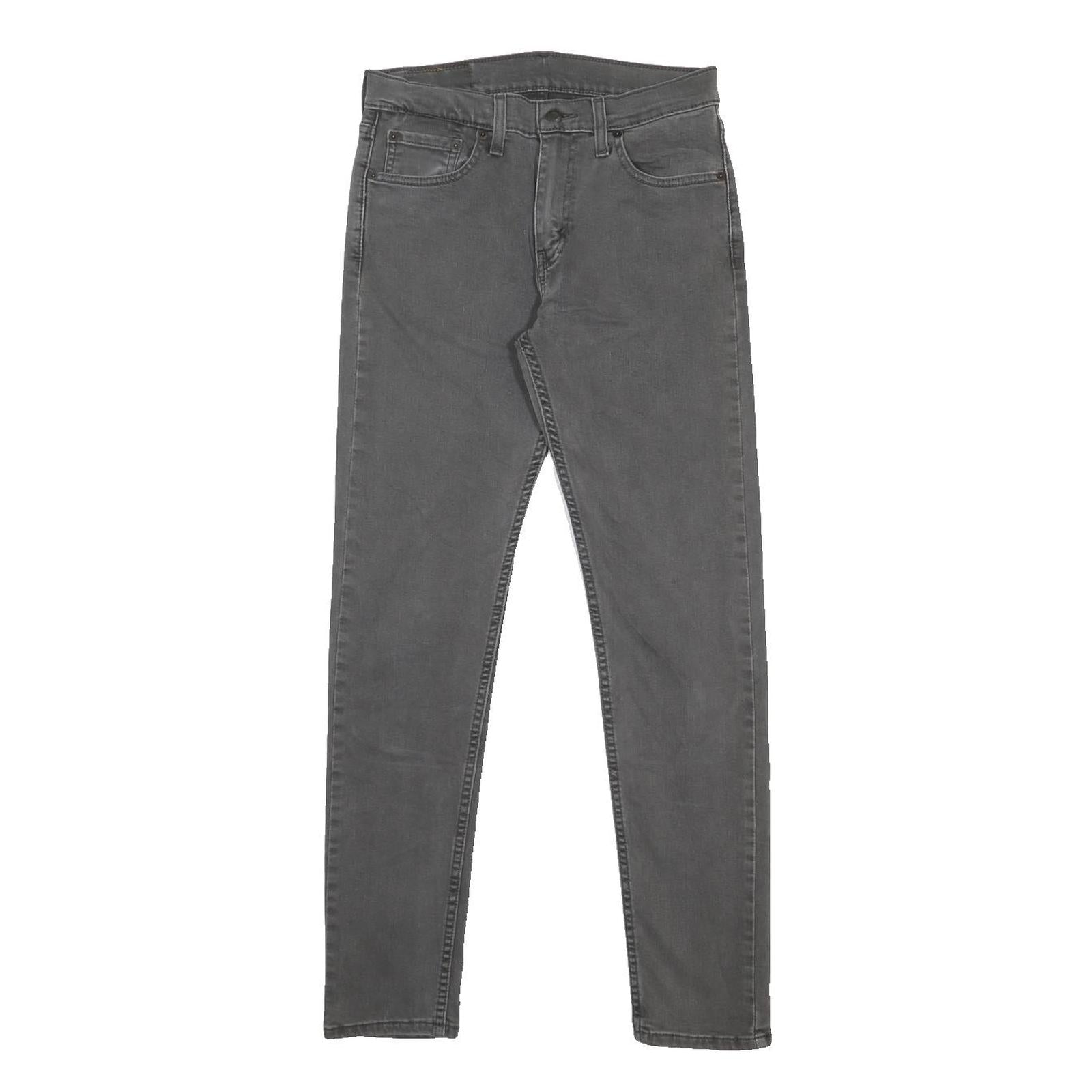 LEVI'S 512 Tapered Mens Jeans Grey Slim Tapered Denim Medium Wash W29 L32