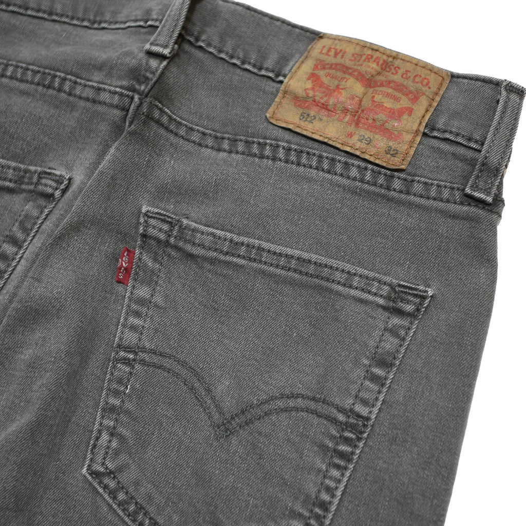 LEVI'S 512 Tapered Mens Jeans Grey Slim Tapered Denim Medium Wash W29 L32