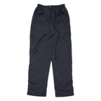 Womens Track Pants Black Wide-Leg S W25 L30