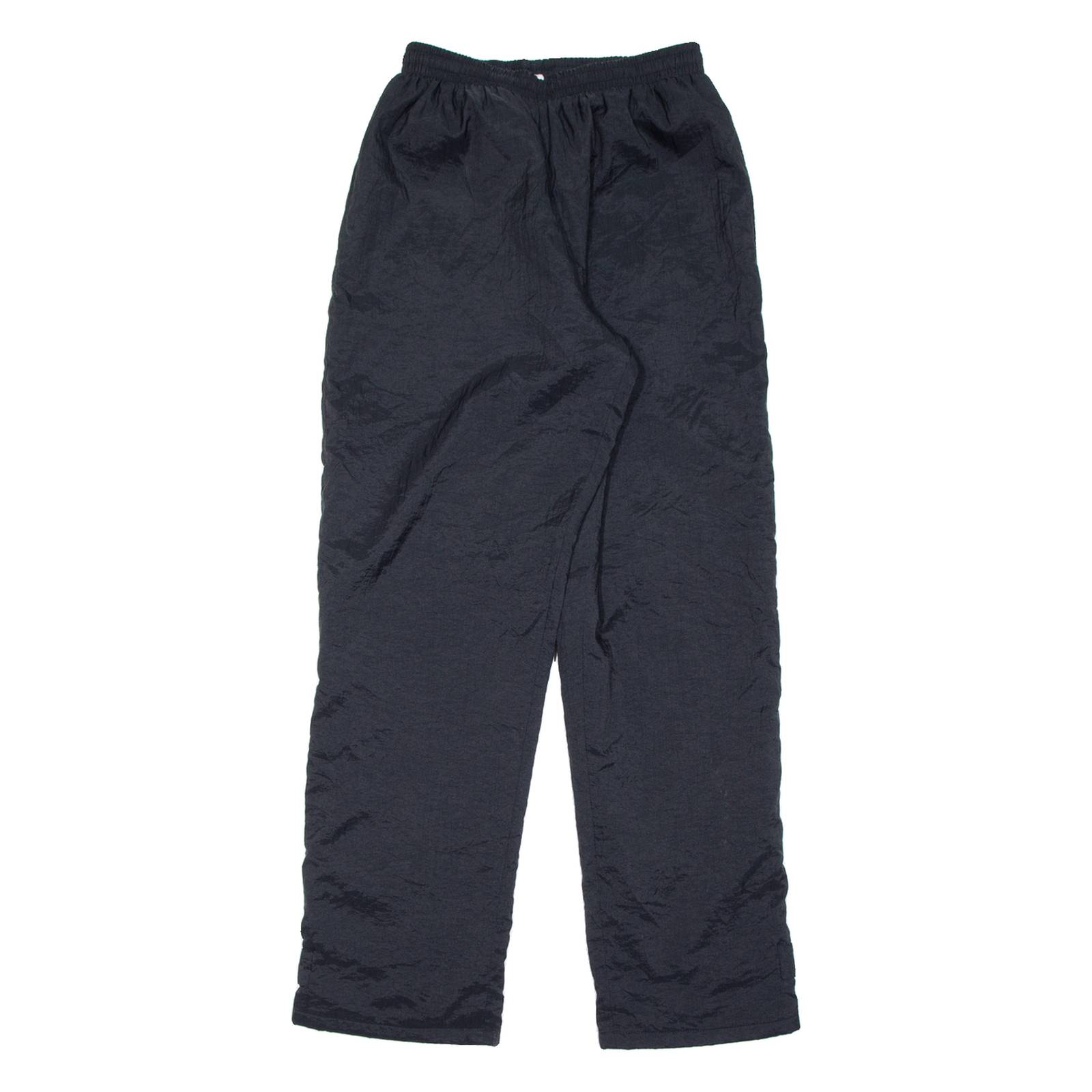 Womens Track Pants Black Wide-Leg S W25 L30