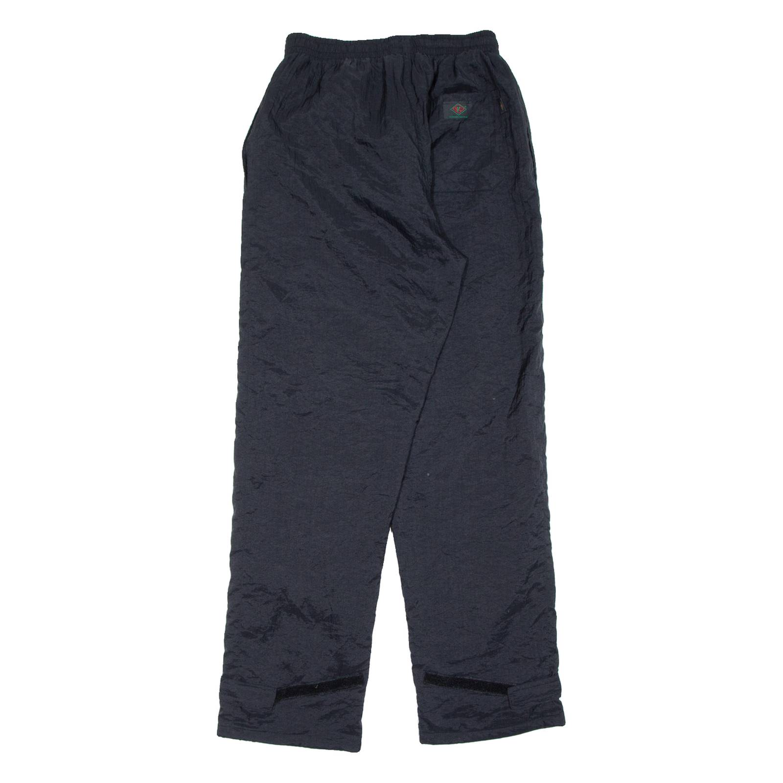 Womens Track Pants Black Wide-Leg S W25 L30