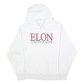 CHAMPION REVERSE WEAVE Mens Grey Elon University Hoodie XL Cotton Blend