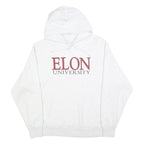 CHAMPION REVERSE WEAVE Mens Grey Elon University Hoodie XL Cotton Blend