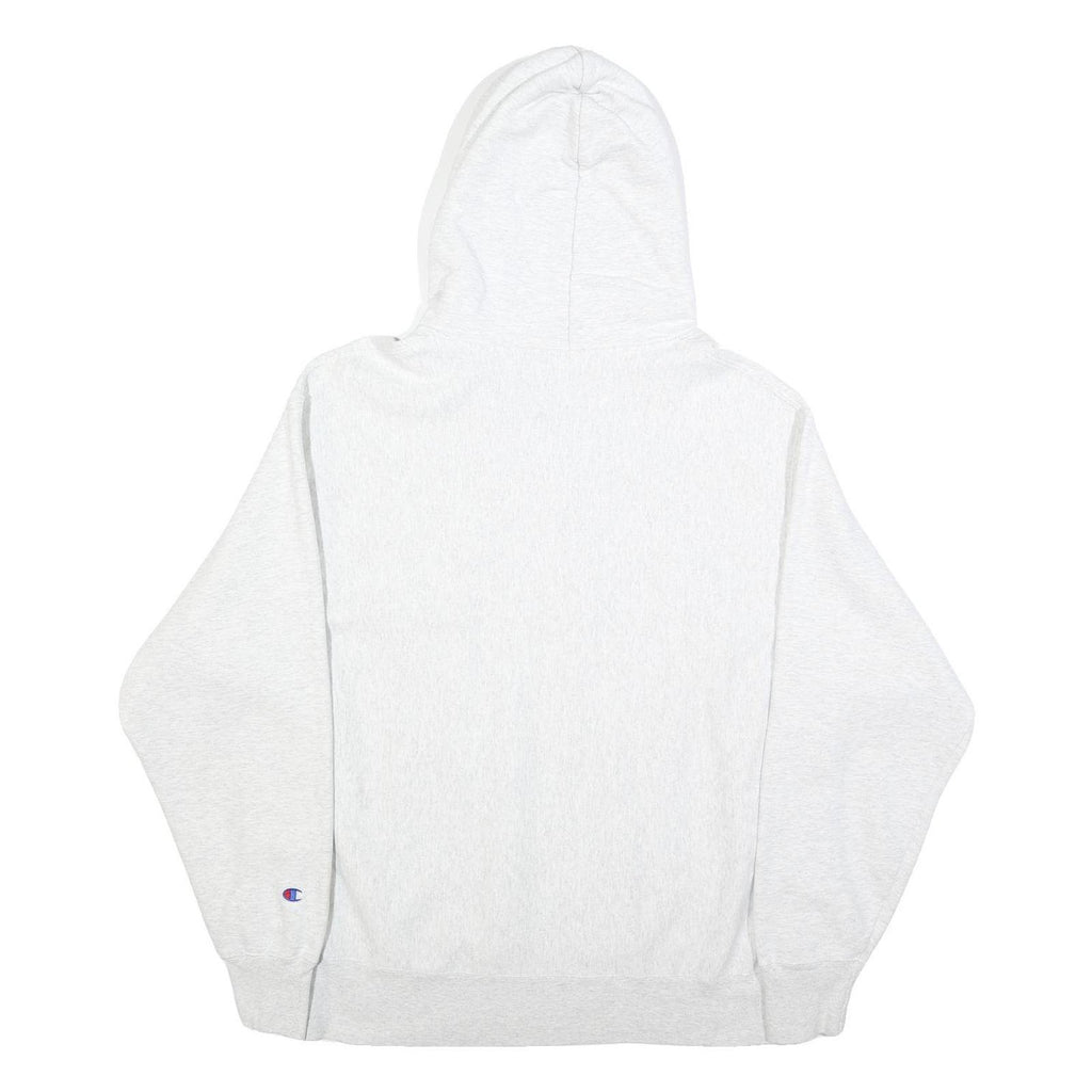 CHAMPION REVERSE WEAVE Mens Grey Elon University Hoodie XL Cotton Blend