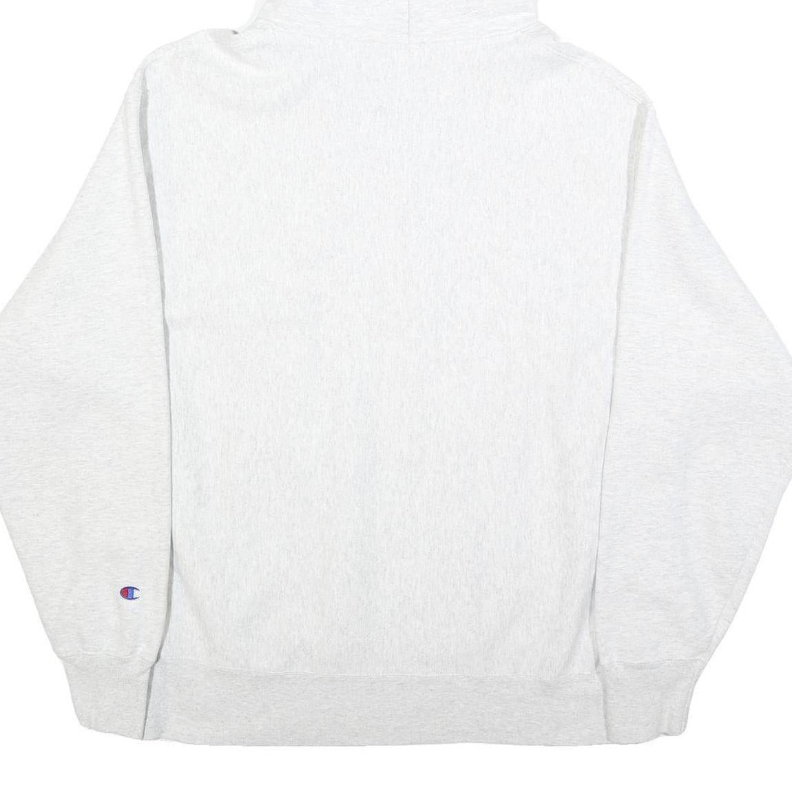 CHAMPION REVERSE WEAVE Mens Grey Elon University Hoodie XL Cotton Blend