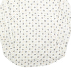 COLDOR Mens White & Grey Patterned Shirt XL Cotton Blend Long Sleeve Casual