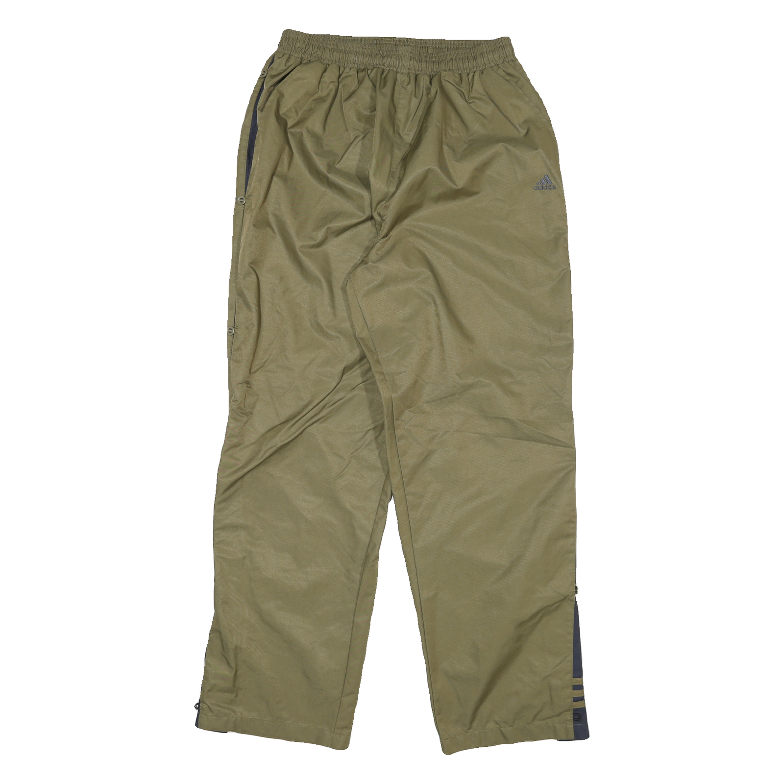 ADIDAS Mens Joggers Khaki & Navy Regular Tapered L W28 L30 Sportswear Track