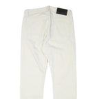 G-STAR Mens Jeans White Regular Straight Denim W32 L31 Button Cotton Blend