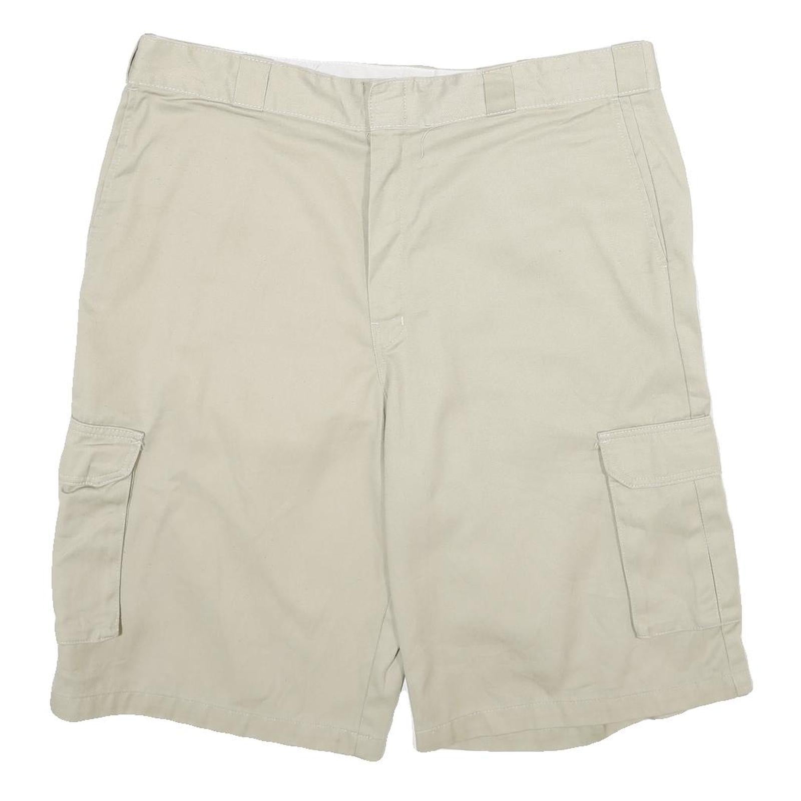 DICKIES Mens Shorts Beige Cargo XL W40 Workwear Comfort Durable