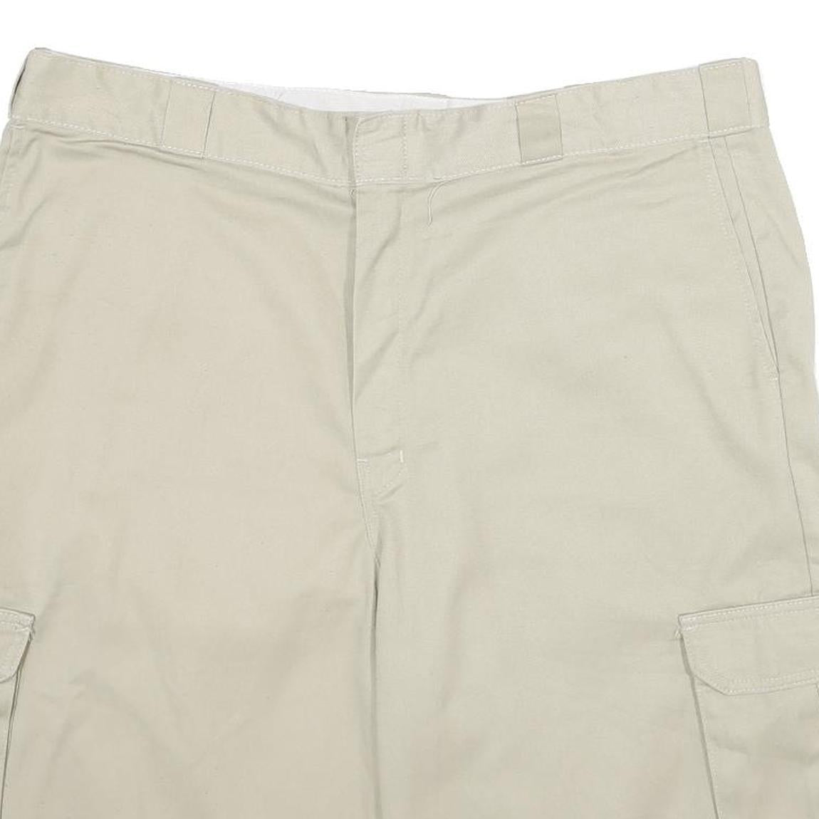 DICKIES Mens Shorts Beige Cargo XL W40 Workwear Comfort Durable