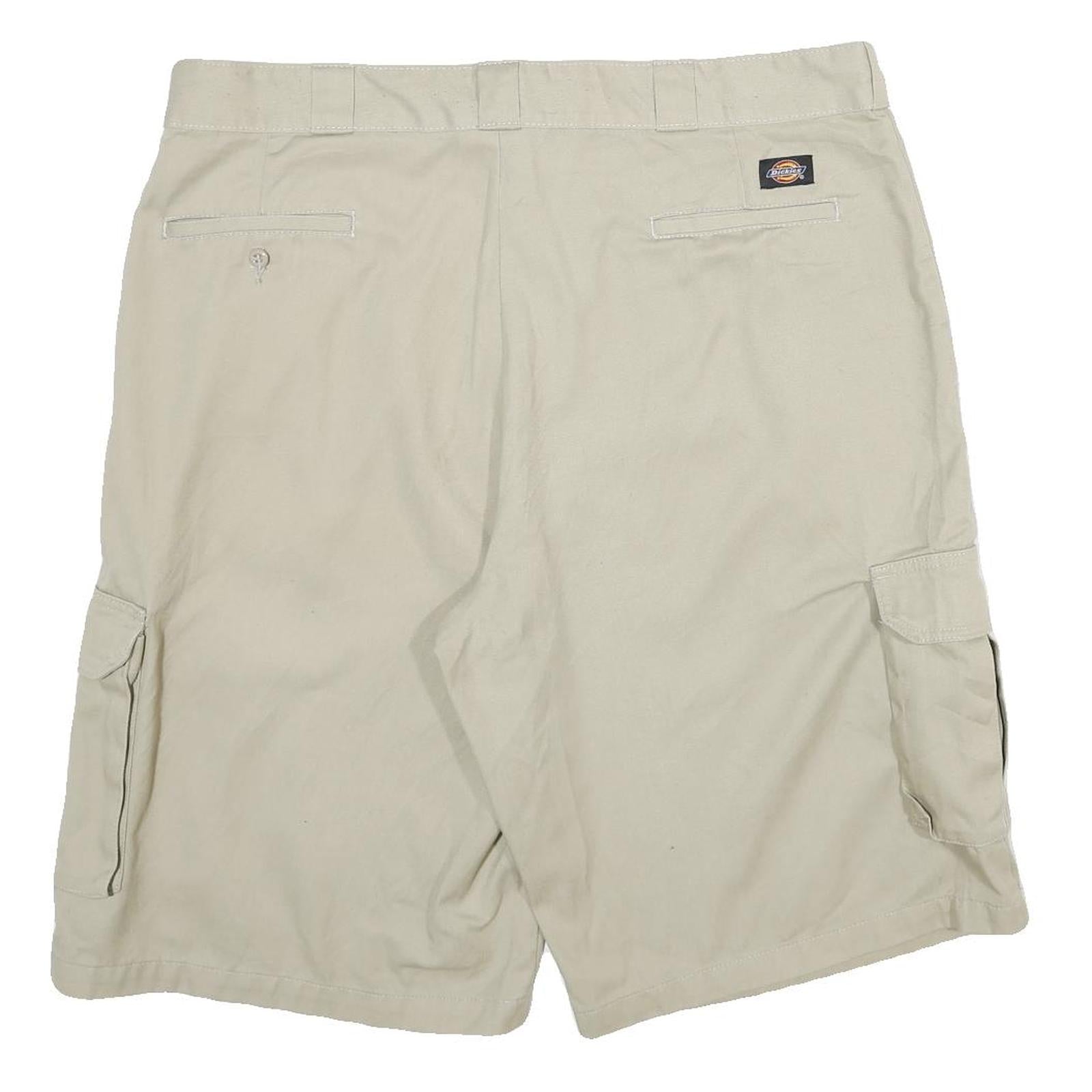 DICKIES Mens Shorts Beige Cargo XL W40 Workwear Comfort Durable