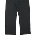 LEVI'S 501 Mens Jeans Black Regular Straight Denim Raw W32 L25 Button Closure